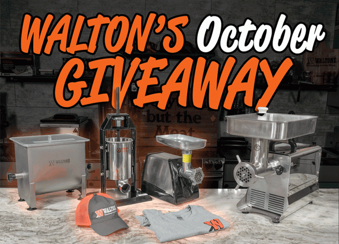 Walton’s October 2021 Giveaway