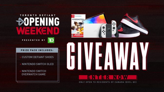 Toronto Defiant | Opening Weekend Presented by TD Giveaway