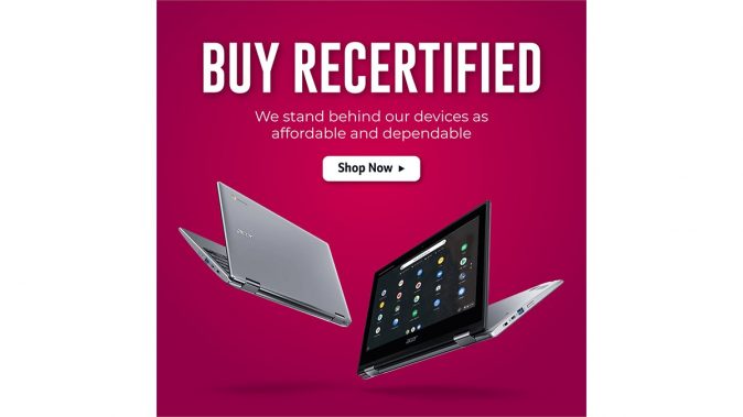 April Acer Recertified Chromebook Giveaway