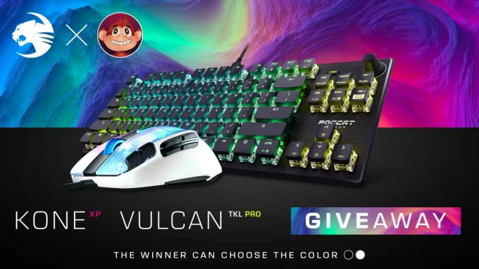 Kone XP gaming mouse & Vulcan TKL Pro keyboard Giveaway