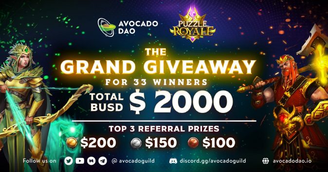 Puzzle Royale $2000 BUSD Giveaway