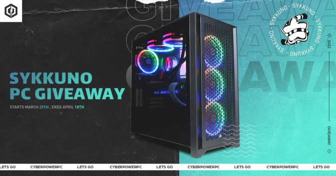 Sykkuno x CyberPowerPC Gaming PC Giveaway