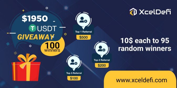 $1950 USDT Giveaway