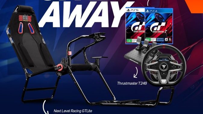 Next Level Racing GTLite Simulator Cockpit + Gran Turismo 7 + Thrustmaster T248 Giveaway