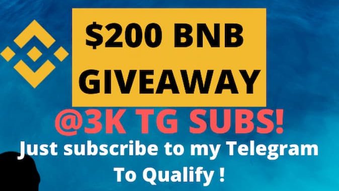 $200 BNB GIVEAWAY