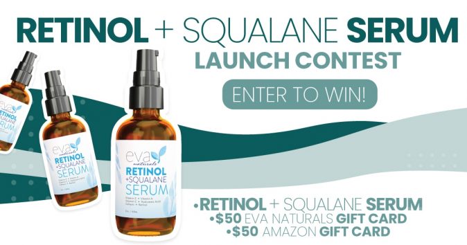 $50 Amazon Gift Card & Retinol + Squalane Serum Launch Giveaway