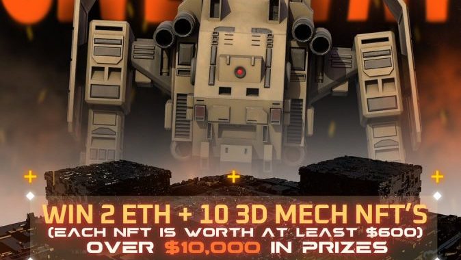 2 ETH + 10 3D MECH.GAME Genesis NFT’s GIVEAWAY