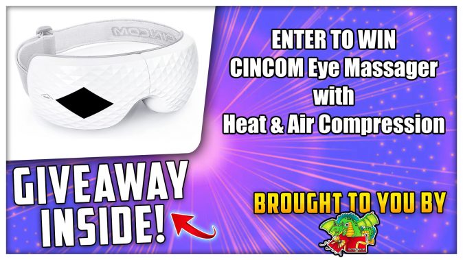 CINCOM Eye Massager Giveaway