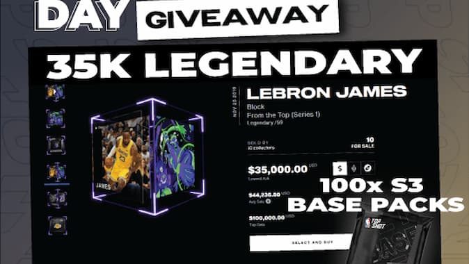 $35,000 LeBron James From The Top, Series 1 Moment Giveaway