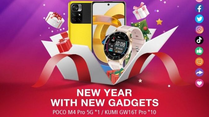 POCO M4 Pro 5G & KUMI Smartwatches Giveaway