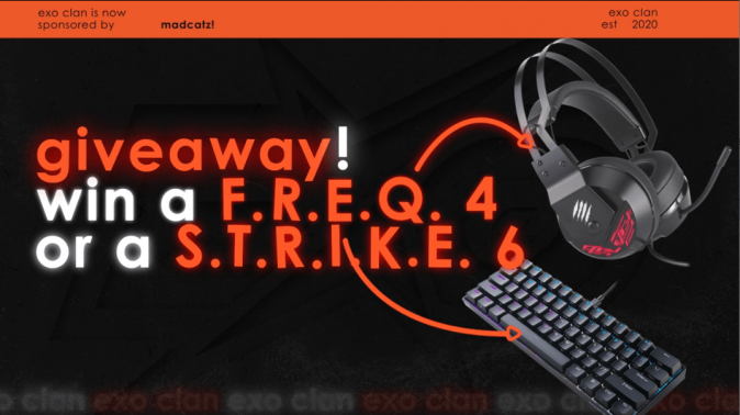 F.R.E.Q. 4 Headset or S.T.R.I.K.E. 6 keyboard From Mad Catz Giveaway