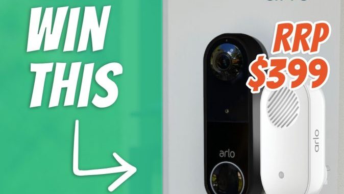 Win an Arlo Wireless Security Doorbell Giveaway