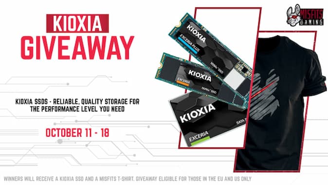 KIOXIA SSDS Giveaway