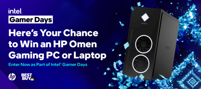 Intel Gamer Days + HP Omen Gaming Giveaway