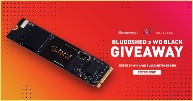 Bluddshed x WD Black Giveaway