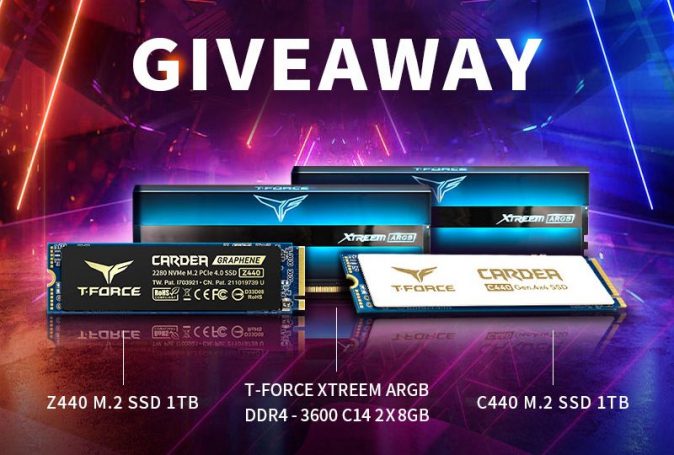 Team Group SSD and RAM Giveaway