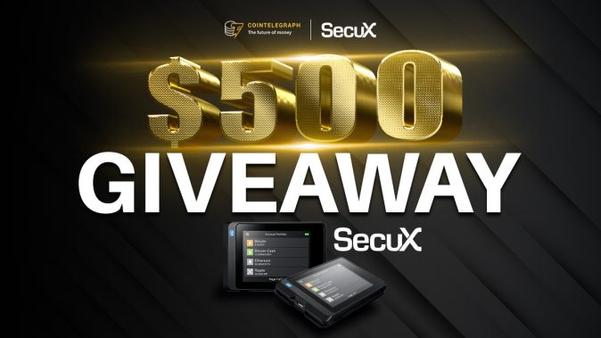 SecuX $500 GIVEAWAY