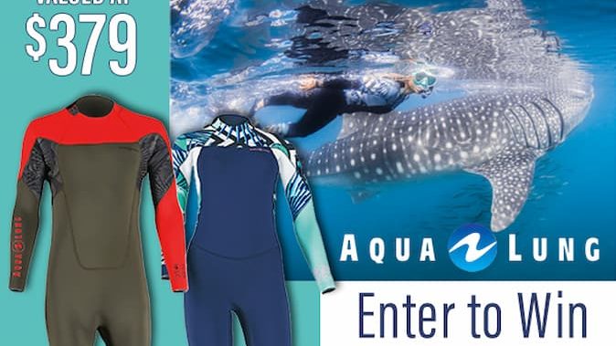 AQUA LUNG XSCAPE WETSUIT GIVEAWAY