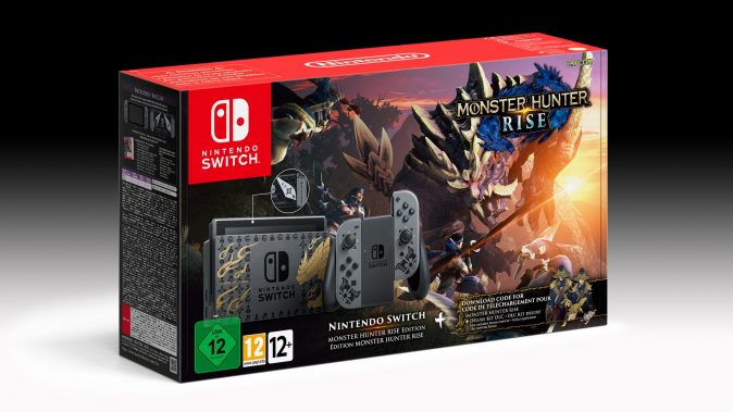 Nintendo﻿ Switch Monster Hunter Rise edition console Giveaway