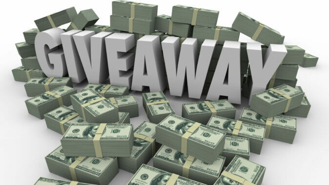 $600 Cash Giveaway