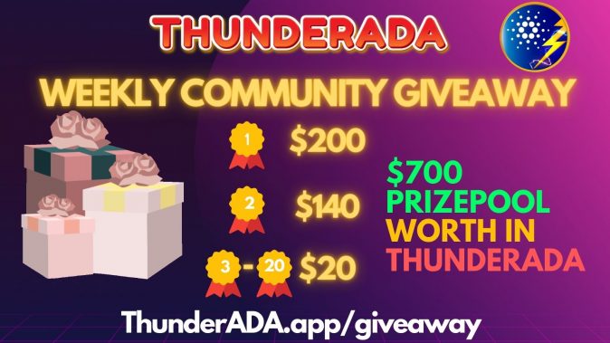 $700 worth in THUNDERADA Giveaway