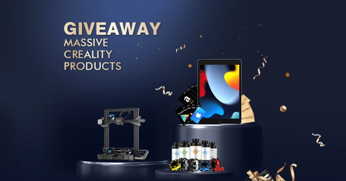 iPad (9th Gen) 64GB, Gift Cards, Ender-3 V2 3D Printer x5 Giveaway