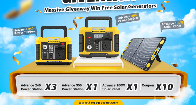 TogoPower Solar Generators Giveaway