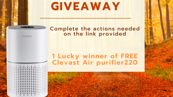 CLEVAST AIR PURIFIER GIVEAWAY