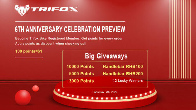 Trifox Bike 6th Anniversary Celebration Preview Big Giveaways