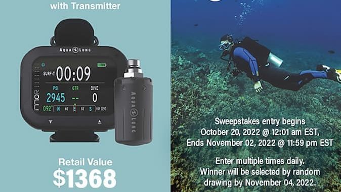 AQUALUNG i770r DIVE COMPUTER & TRANSMITTER GIVEAWAY