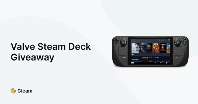 Valve Steam Deck Giveaway