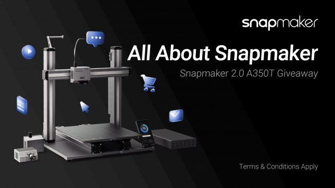 Snapmaker 2.0 A350T 3D Printer Giveaway