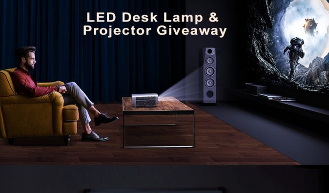 LED Desk Lamp & Projector Prize Pack Giveaway