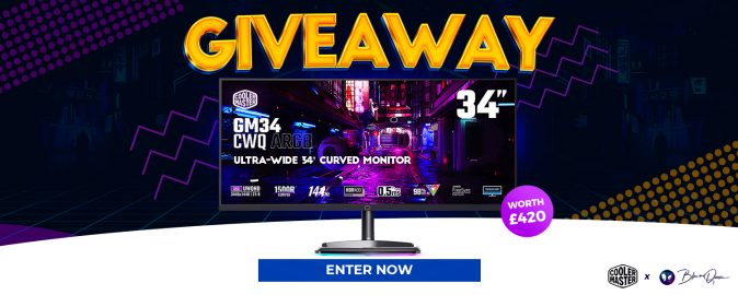 Cooler Master 34″ Curved Monitor Giveaway