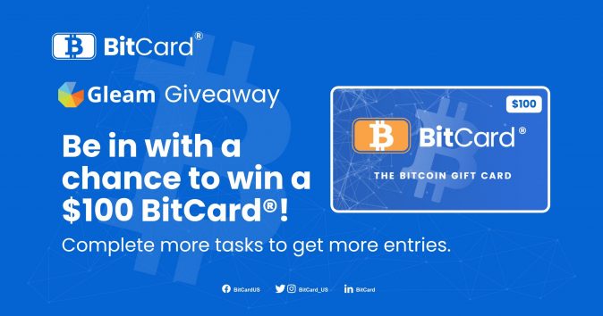 $100 BTC Giveaway