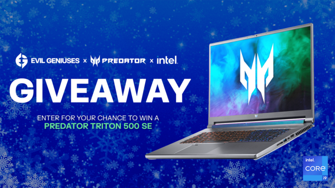 Predator Triton 500 SE Laptop Giveaway