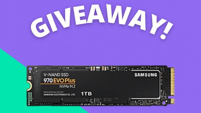 Samsung 970 EVO Plus SSD 1TB M.2 Giveaway