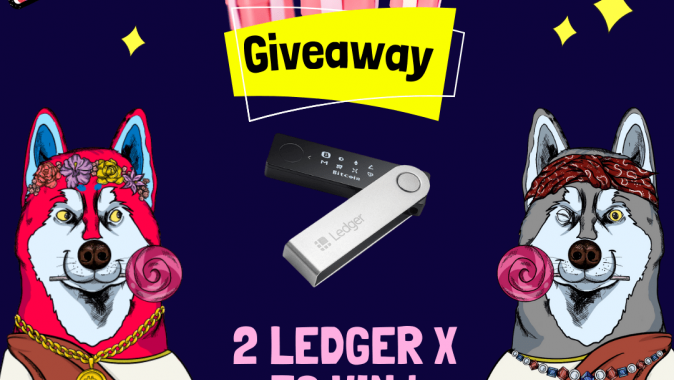 2 Ledger Nano X Giveaways