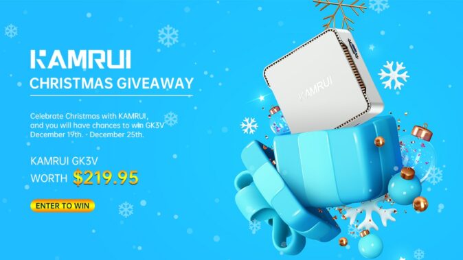 KAMRUI Merry Christmas DAY GIVEAWAY