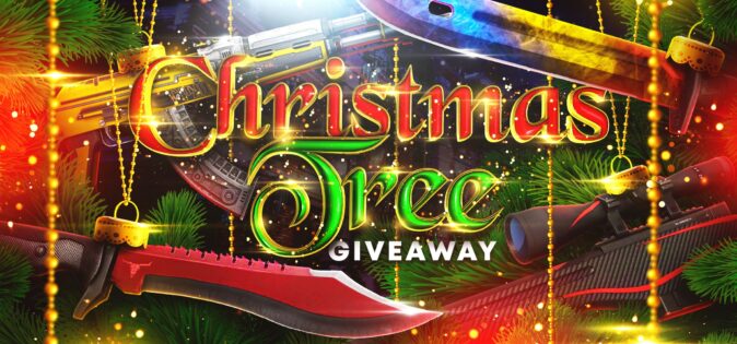 Hellcase Christmas Tree Giveaway