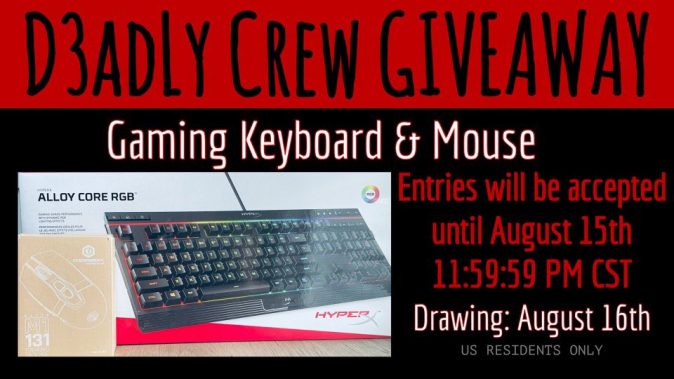 Mouse and Keyboard Bundle Giveaway