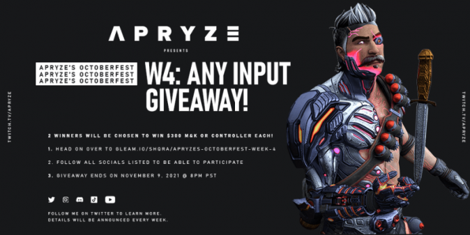 Apryze’s Octoberfest Week 4 Giveaway