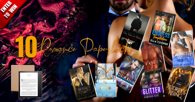 Amazon Kindle Oasis +10 Romance Paperbacks Giveaway