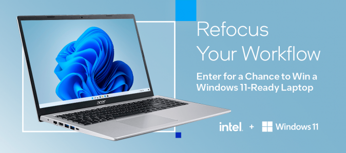 Windows 11-Ready Laptop Giveaway