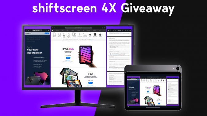 iPad Air/Mini and 4k Monitor Giveaway