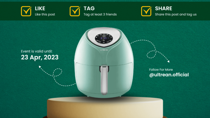 Renew and Refresh Ultrean Air Fryer Special Giveaway