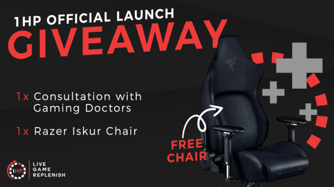 RAZER ISKUR CHAIR + HEALTH CONSULTATION GIVEAWAY